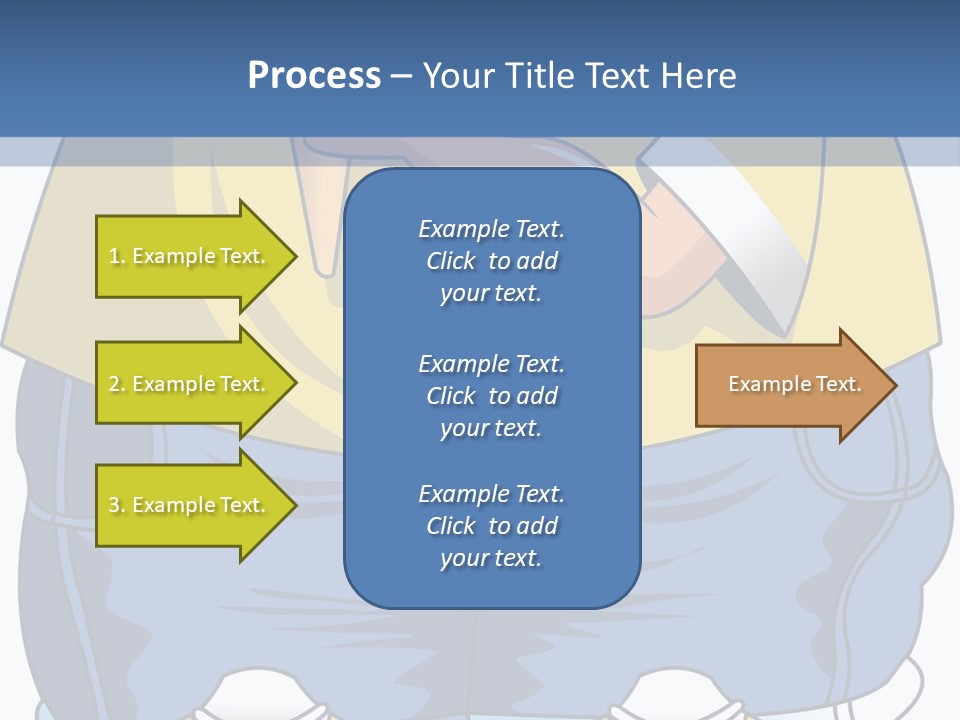 A Boy Eating A Piece Of Food On Top Of A Scale PowerPoint Template