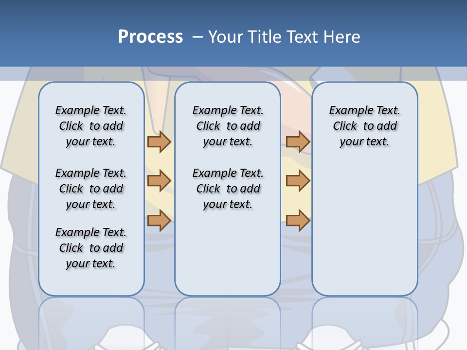 A Boy Eating A Piece Of Food On Top Of A Scale PowerPoint Template