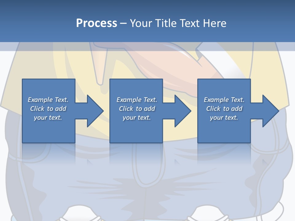 A Boy Eating A Piece Of Food On Top Of A Scale PowerPoint Template