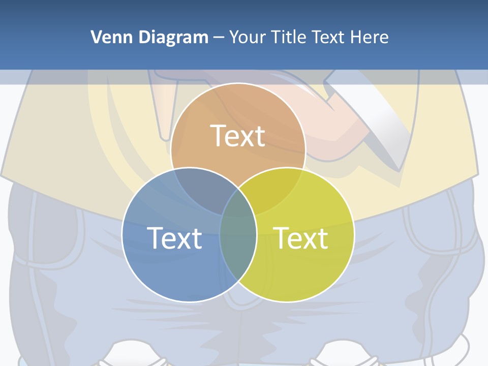 A Boy Eating A Piece Of Food On Top Of A Scale PowerPoint Template