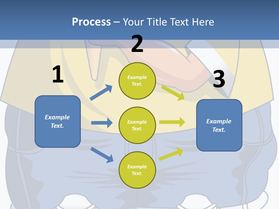 A Boy Eating A Piece Of Food On Top Of A Scale PowerPoint Template