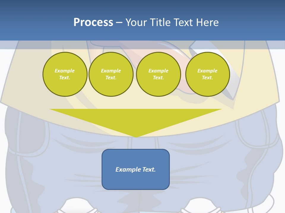 A Boy Eating A Piece Of Food On Top Of A Scale PowerPoint Template