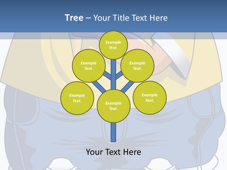A Boy Eating A Piece Of Food On Top Of A Scale PowerPoint Template