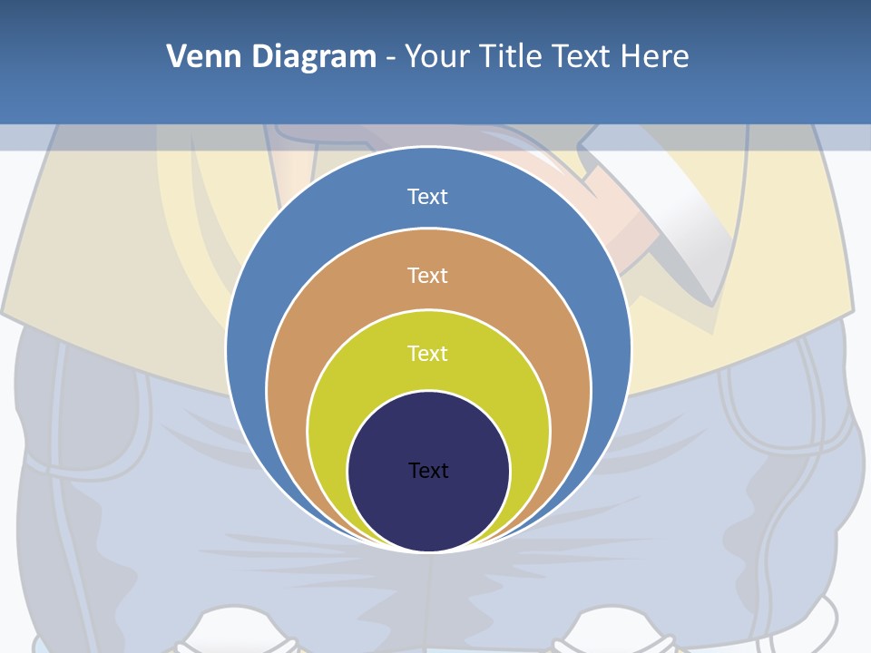 A Boy Eating A Piece Of Food On Top Of A Scale PowerPoint Template
