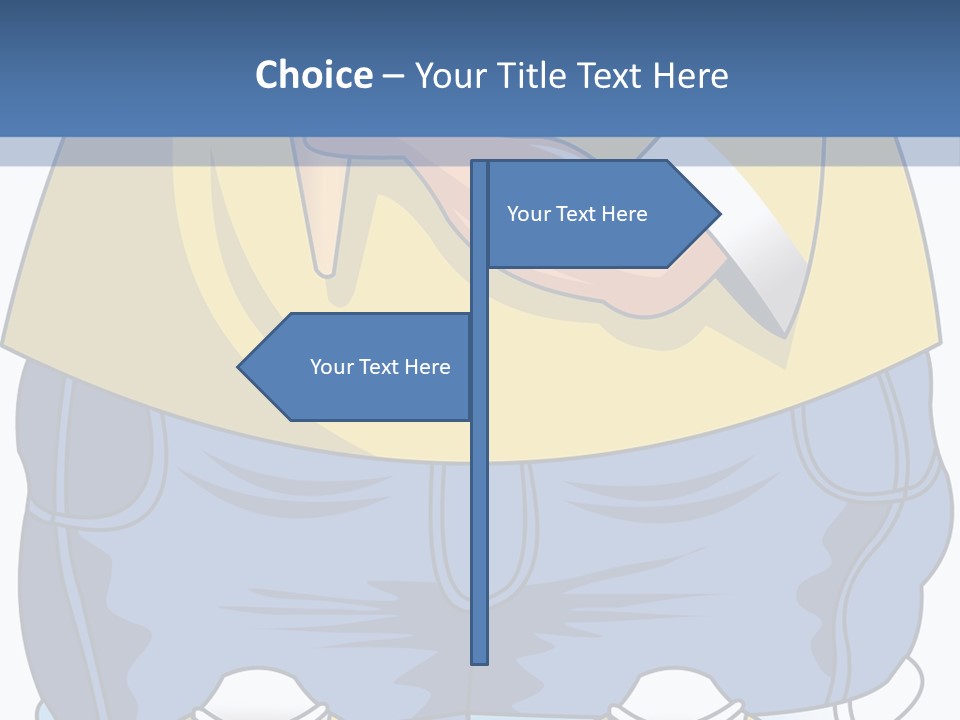 A Boy Eating A Piece Of Food On Top Of A Scale PowerPoint Template