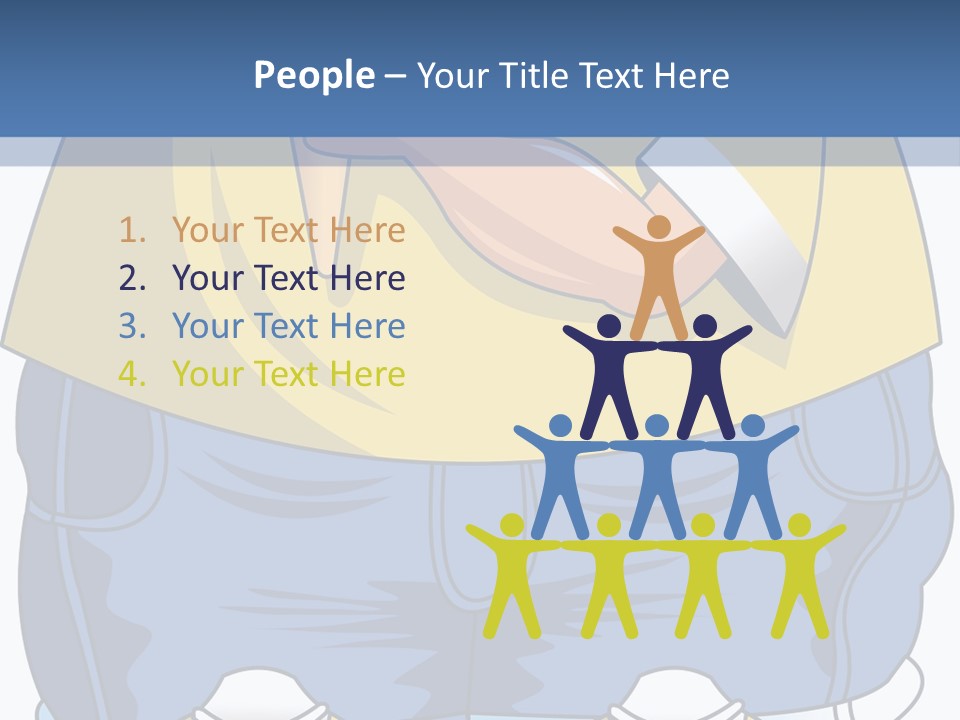 A Boy Eating A Piece Of Food On Top Of A Scale PowerPoint Template