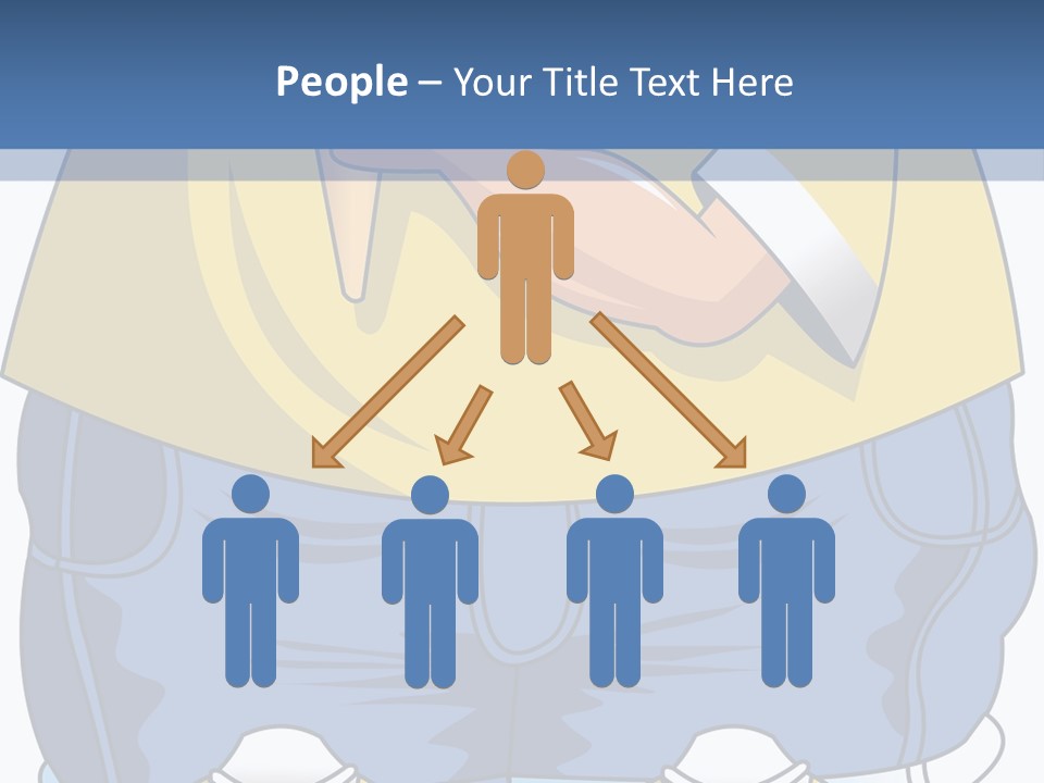 A Boy Eating A Piece Of Food On Top Of A Scale PowerPoint Template