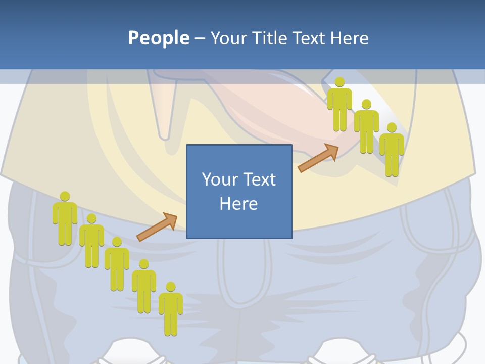 A Boy Eating A Piece Of Food On Top Of A Scale PowerPoint Template