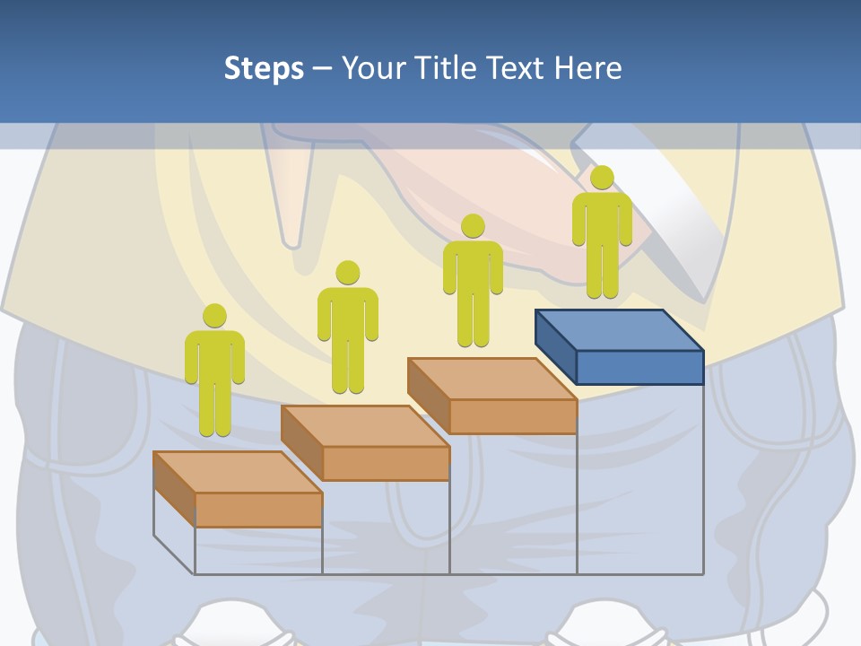 A Boy Eating A Piece Of Food On Top Of A Scale PowerPoint Template