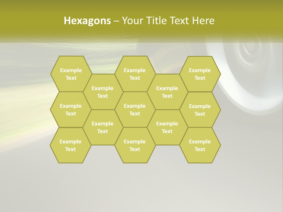 A Car Driving Down A Road With A Blurry Background PowerPoint Template