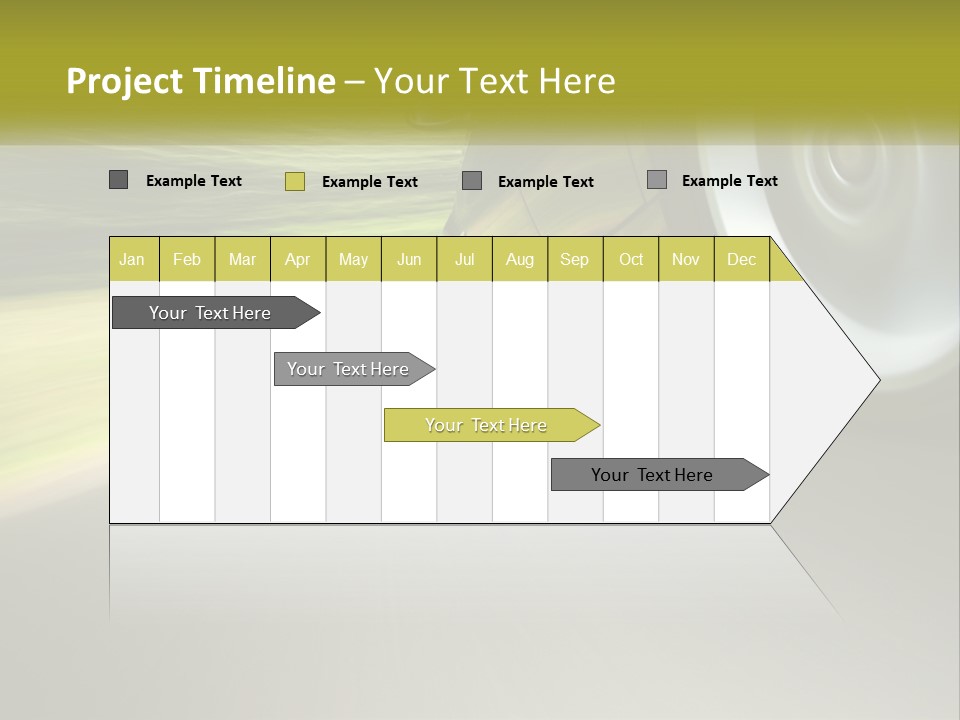 A Car Driving Down A Road With A Blurry Background PowerPoint Template