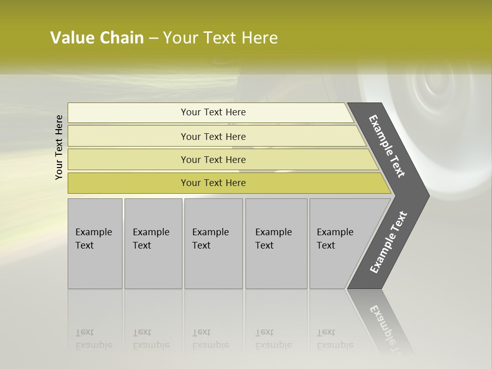 A Car Driving Down A Road With A Blurry Background PowerPoint Template