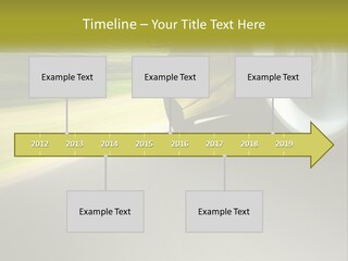 A Car Driving Down A Road With A Blurry Background PowerPoint Template