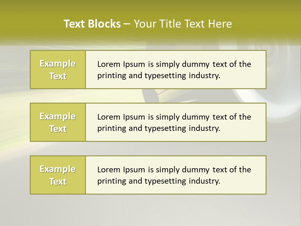 A Car Driving Down A Road With A Blurry Background PowerPoint Template