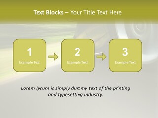 A Car Driving Down A Road With A Blurry Background PowerPoint Template