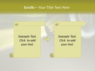 A Car Driving Down A Road With A Blurry Background PowerPoint Template