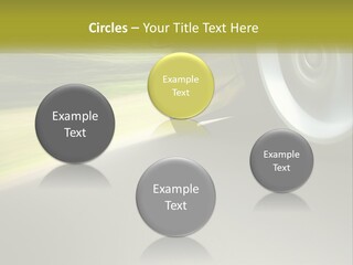 A Car Driving Down A Road With A Blurry Background PowerPoint Template