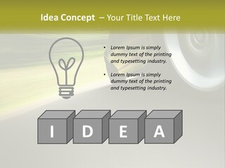 A Car Driving Down A Road With A Blurry Background PowerPoint Template