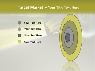 A Car Driving Down A Road With A Blurry Background PowerPoint Template