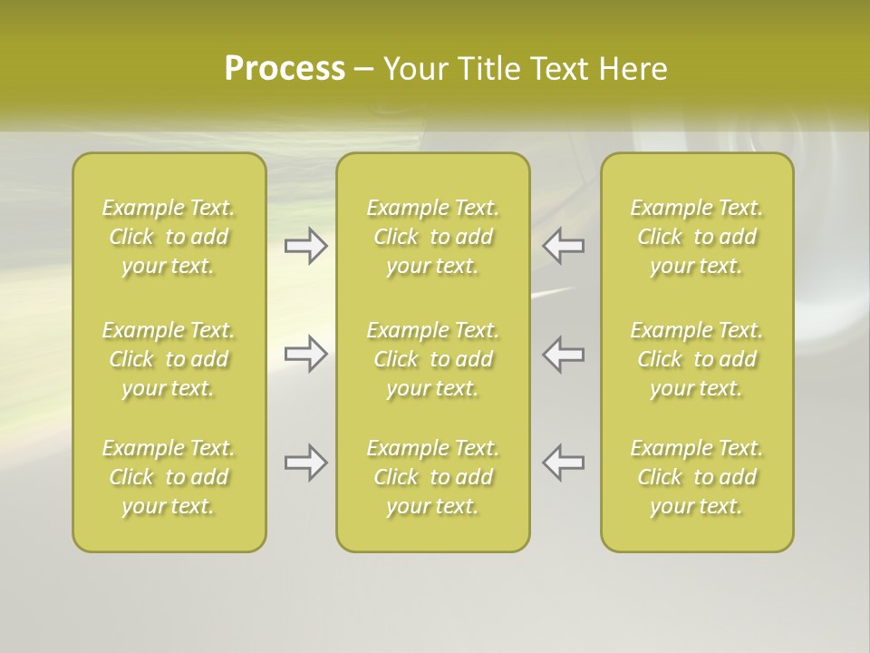 A Car Driving Down A Road With A Blurry Background PowerPoint Template