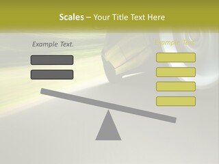 A Car Driving Down A Road With A Blurry Background PowerPoint Template