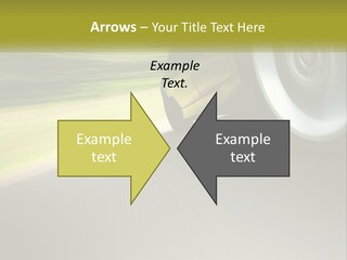 A Car Driving Down A Road With A Blurry Background PowerPoint Template