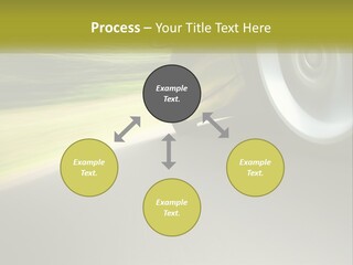 A Car Driving Down A Road With A Blurry Background PowerPoint Template