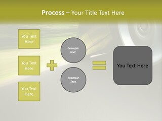 A Car Driving Down A Road With A Blurry Background PowerPoint Template