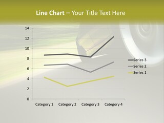 A Car Driving Down A Road With A Blurry Background PowerPoint Template