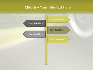A Car Driving Down A Road With A Blurry Background PowerPoint Template