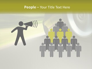 A Car Driving Down A Road With A Blurry Background PowerPoint Template