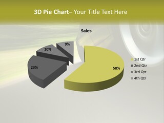 A Car Driving Down A Road With A Blurry Background PowerPoint Template