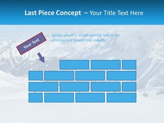 A Group Of People Riding Skis On Top Of A Snow Covered Slope PowerPoint Template