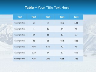 A Group Of People Riding Skis On Top Of A Snow Covered Slope PowerPoint Template