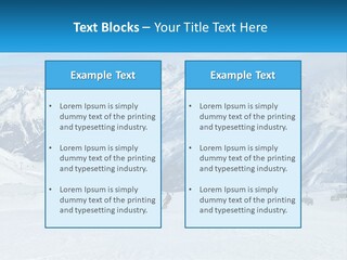 A Group Of People Riding Skis On Top Of A Snow Covered Slope PowerPoint Template