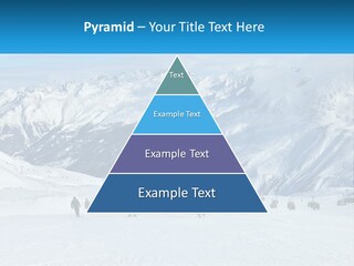 A Group Of People Riding Skis On Top Of A Snow Covered Slope PowerPoint Template