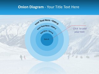 A Group Of People Riding Skis On Top Of A Snow Covered Slope PowerPoint Template