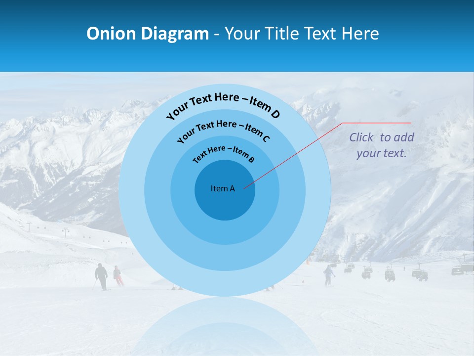 A Group Of People Riding Skis On Top Of A Snow Covered Slope PowerPoint Template