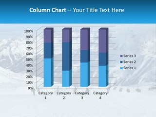 A Group Of People Riding Skis On Top Of A Snow Covered Slope PowerPoint Template