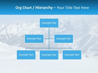 A Group Of People Riding Skis On Top Of A Snow Covered Slope PowerPoint Template
