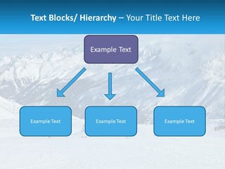 A Group Of People Riding Skis On Top Of A Snow Covered Slope PowerPoint Template