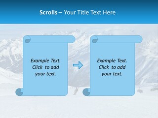 A Group Of People Riding Skis On Top Of A Snow Covered Slope PowerPoint Template