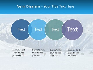 A Group Of People Riding Skis On Top Of A Snow Covered Slope PowerPoint Template