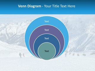 A Group Of People Riding Skis On Top Of A Snow Covered Slope PowerPoint Template