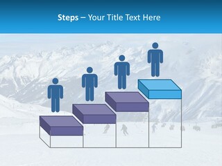 A Group Of People Riding Skis On Top Of A Snow Covered Slope PowerPoint Template