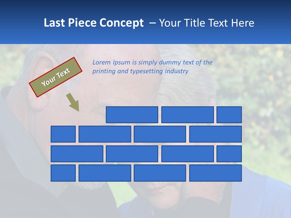 A Man And A Woman Holding Their Heads Together PowerPoint Template