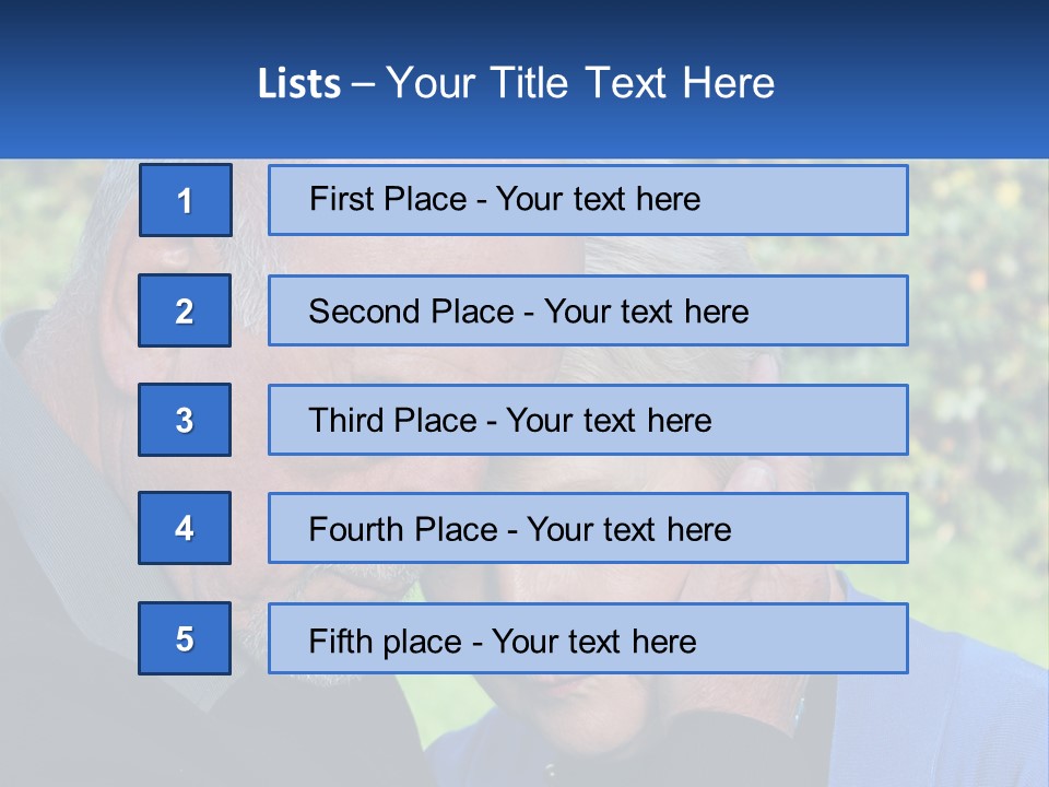 A Man And A Woman Holding Their Heads Together PowerPoint Template