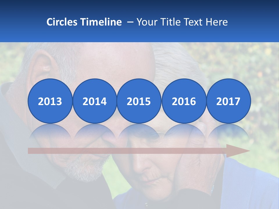 A Man And A Woman Holding Their Heads Together PowerPoint Template