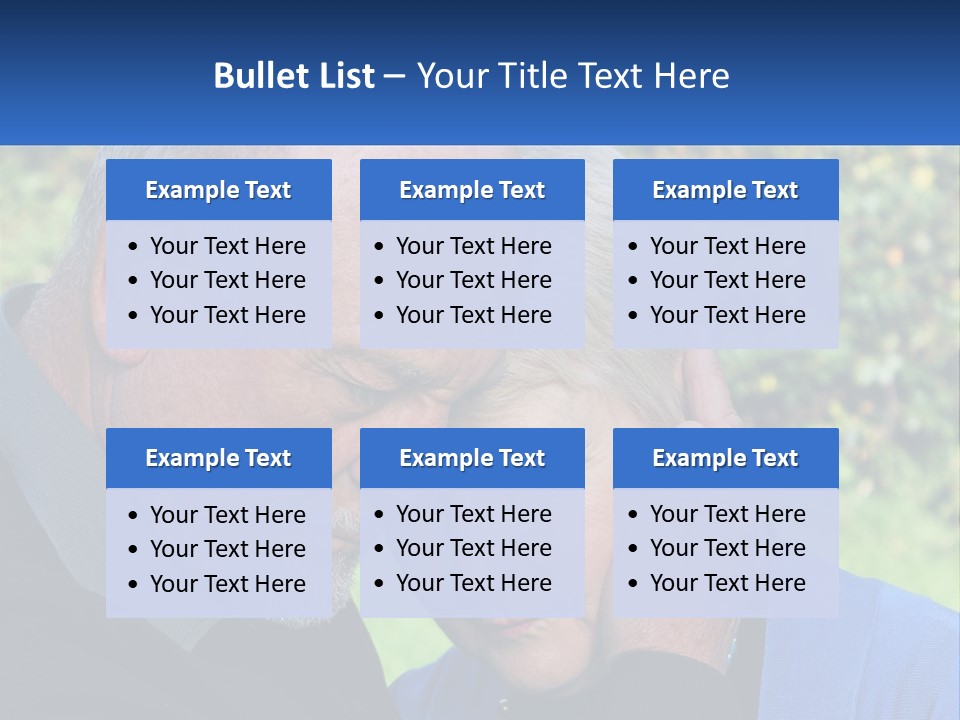 A Man And A Woman Holding Their Heads Together PowerPoint Template