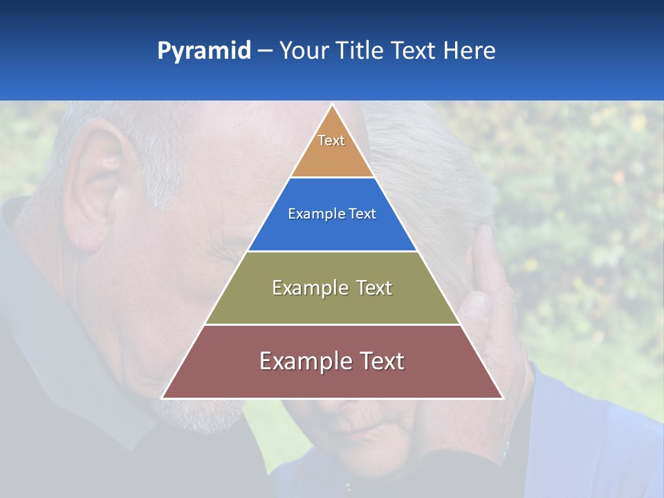 A Man And A Woman Holding Their Heads Together PowerPoint Template